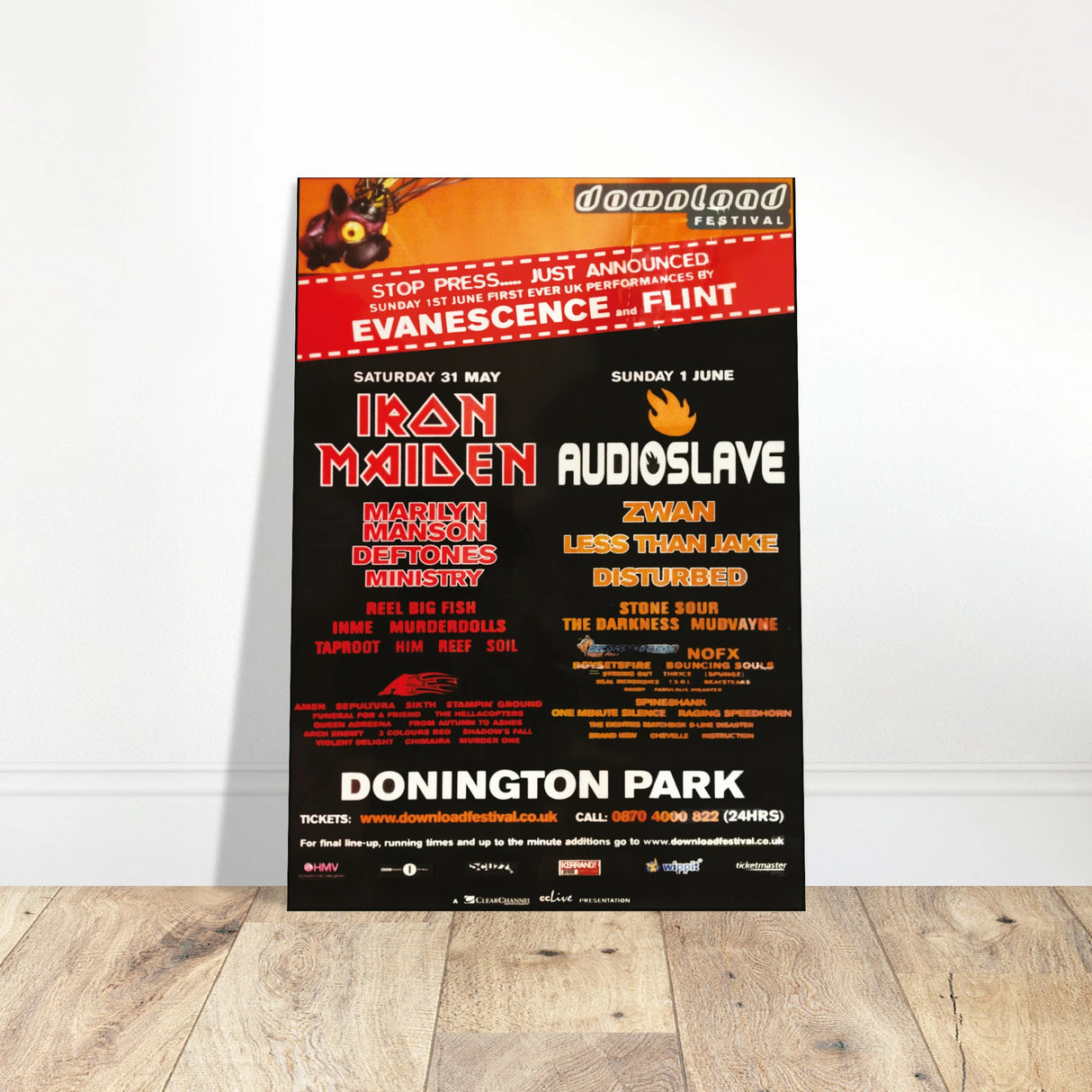 Download 2003 Line Up Poster A2