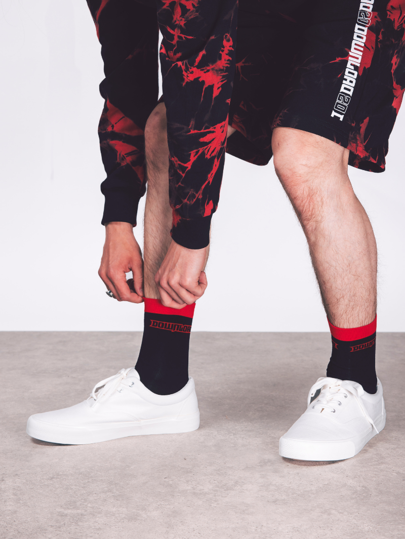 Contrast Logo Socks