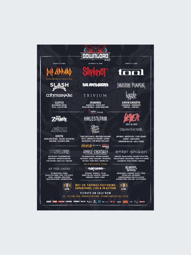 2019 Line Up Poster