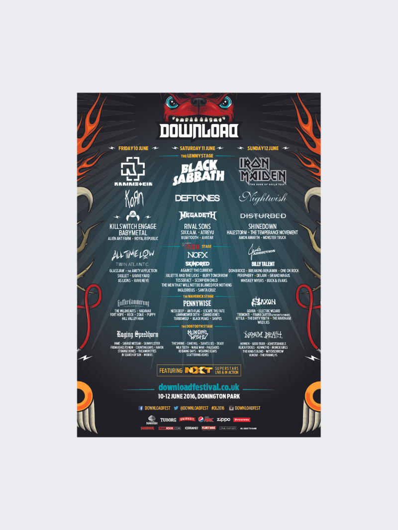 2016 Line Up Poster