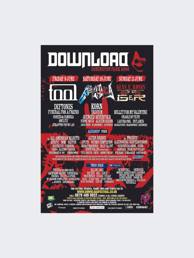 2006 Line Up Poster