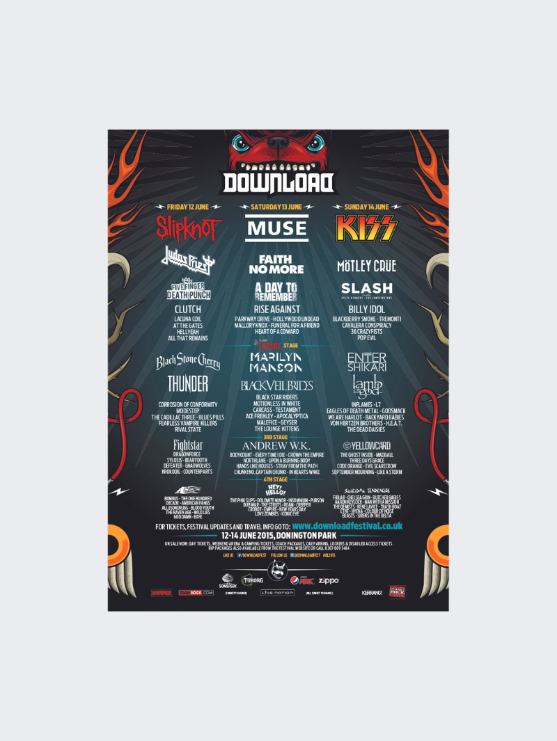 2015 Line Up Poster