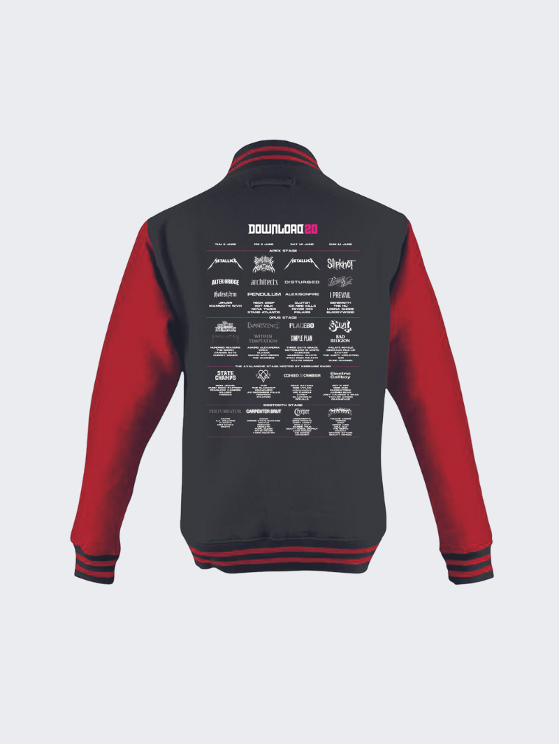 Kids 2023 Line Up Varsity Jacket Download Festival Shop