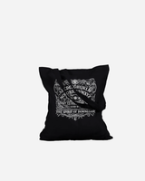 Introducing the Download Festival Shop’s Download Ouija Board Black Tote Bag—a made-to-order, 100% cotton black tote featuring a striking white ornate design with “THE SPIRIT OF DOWNLOAD” and other decorative elements. Its long handles ensure comfortable carrying wherever you go.