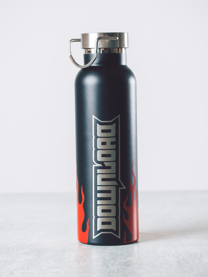 Flaming Water Bottle