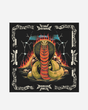 The P&Co Bandana by Download 2026 features a coiled cobra with open hood and fangs on a fiery, lightning-lit background, bordered by chains and “Download Beast” text; skulls accent the base of the snake.
